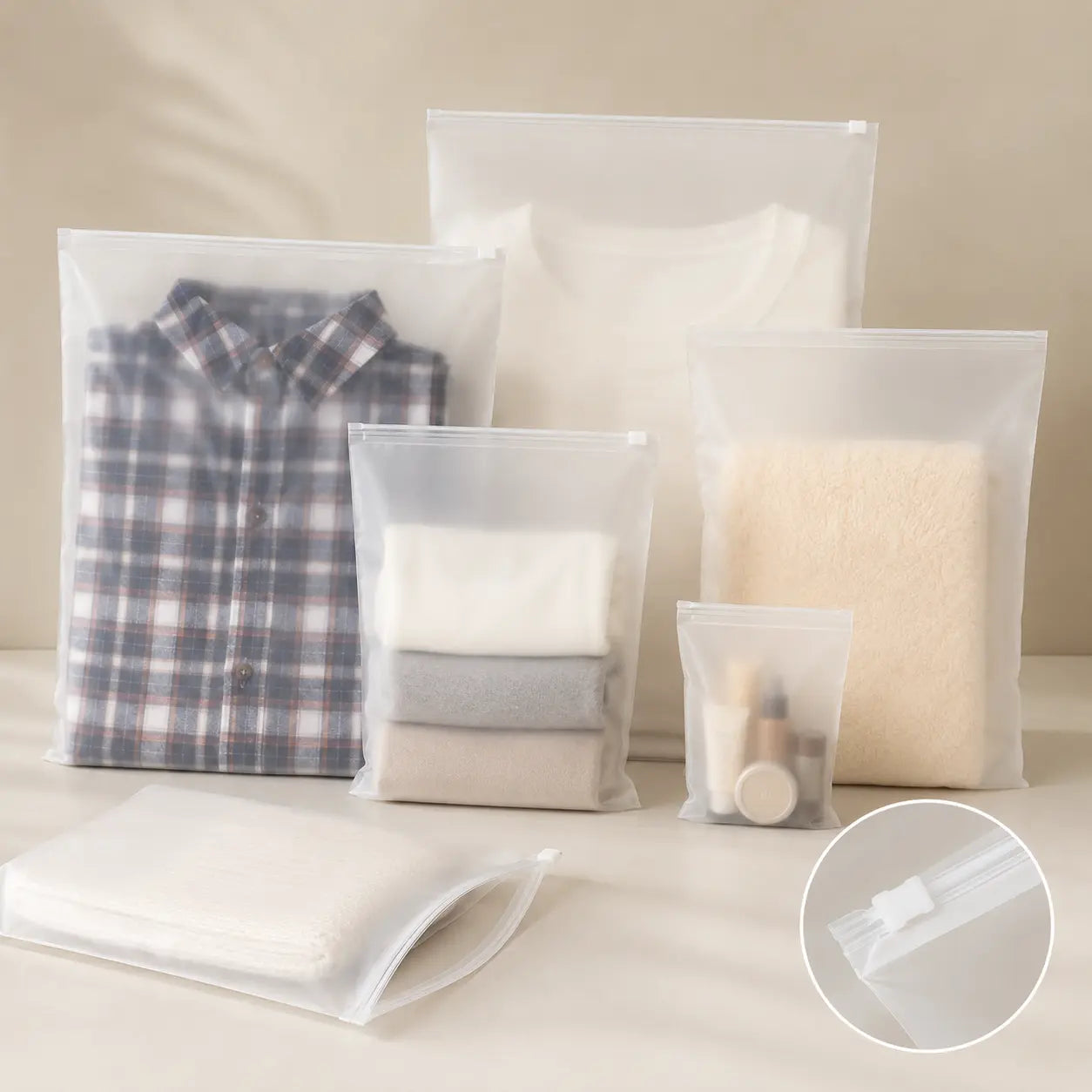 Set of 17 Pcs Travel Organizer Packing Bags for Men & Women  (Small, Medium, Large, XS)