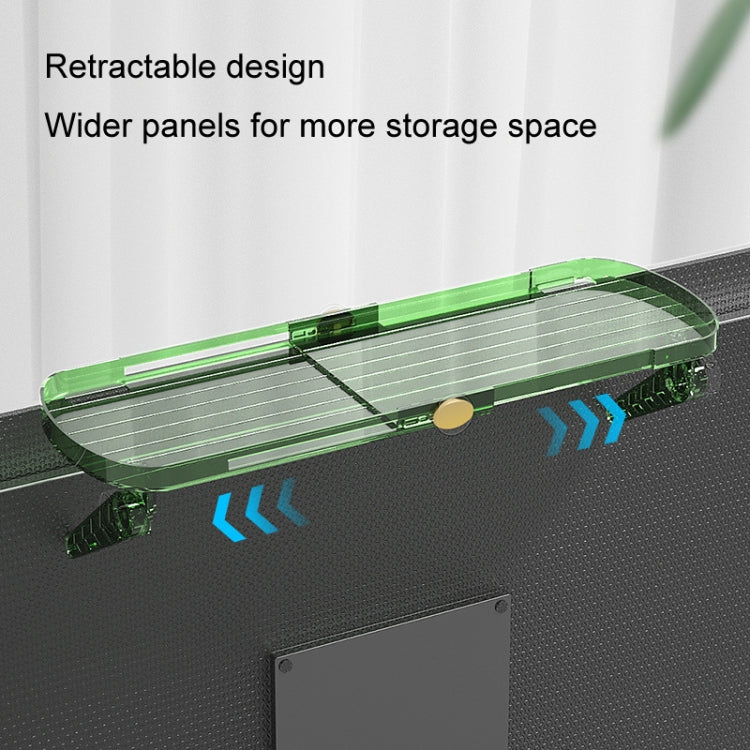 Screen Top Shelf Mount TV Screen Top Storage Rack for Cellphone Stand Router