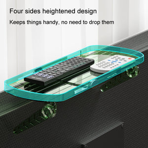 Screen Top Shelf Mount TV Screen Top Storage Rack for Cellphone Stand Router