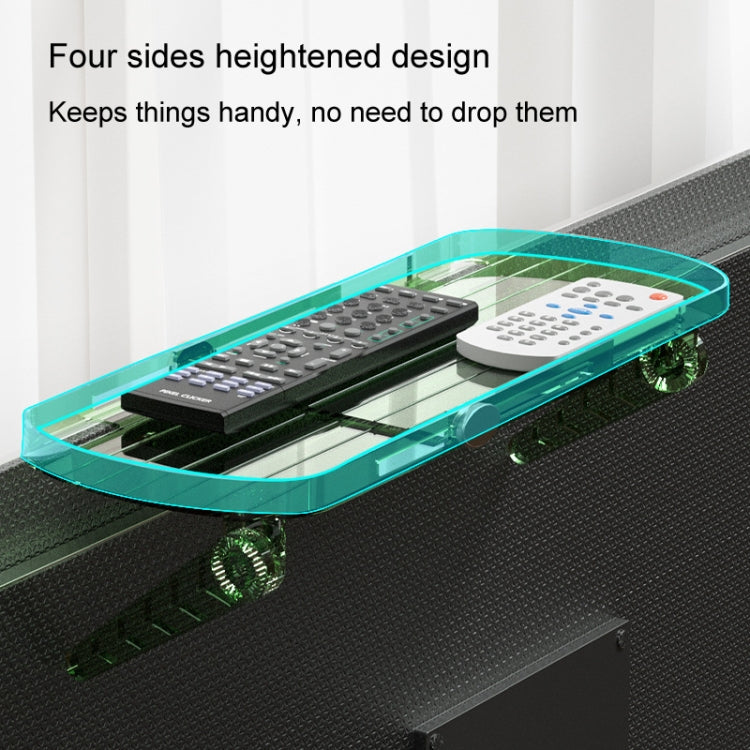 Screen Top Shelf Mount TV Screen Top Storage Rack for Cellphone Stand Router