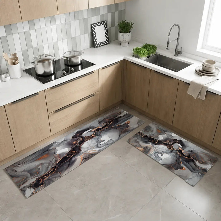 Waterproof Memory Foam Kitchen Mat - Anti-Fatigue Comfort Runner Rug