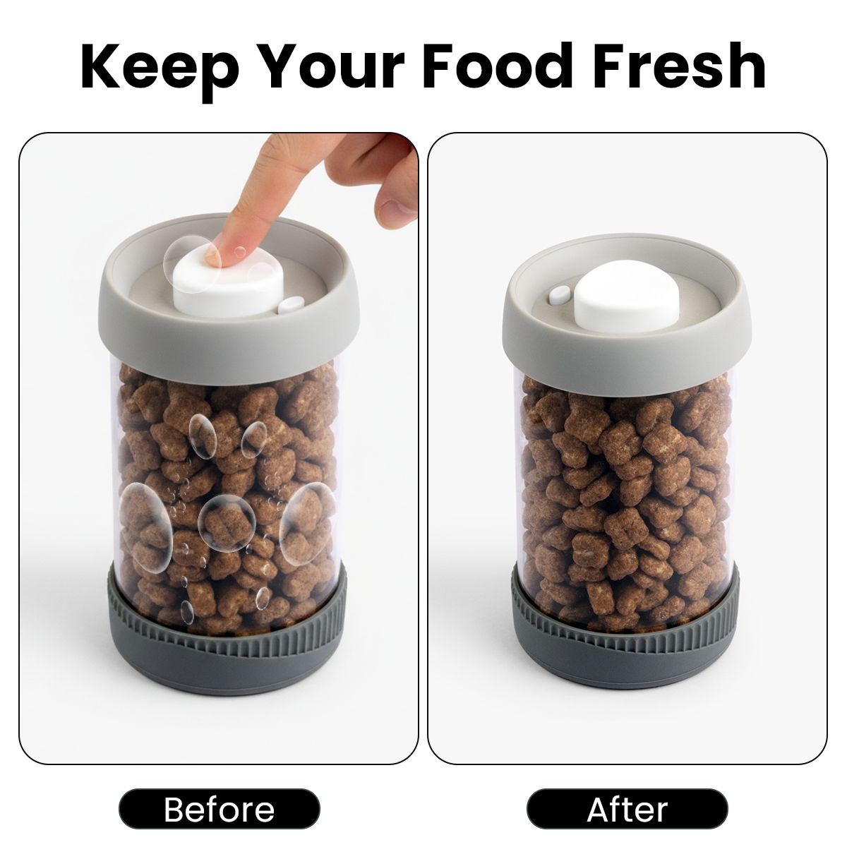 Food-Grade Vacuum Sealed Storage Jar | Ultimate Moisture-Proof Freshness