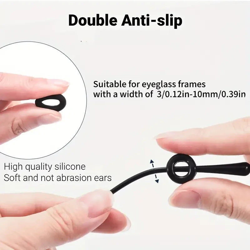 Universal Anti-Slip Glasses Leg Holder-Pack of 10 - Housious
