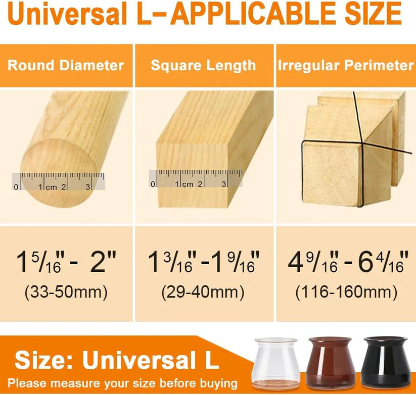 Housious Chair Leg Floor Protectors