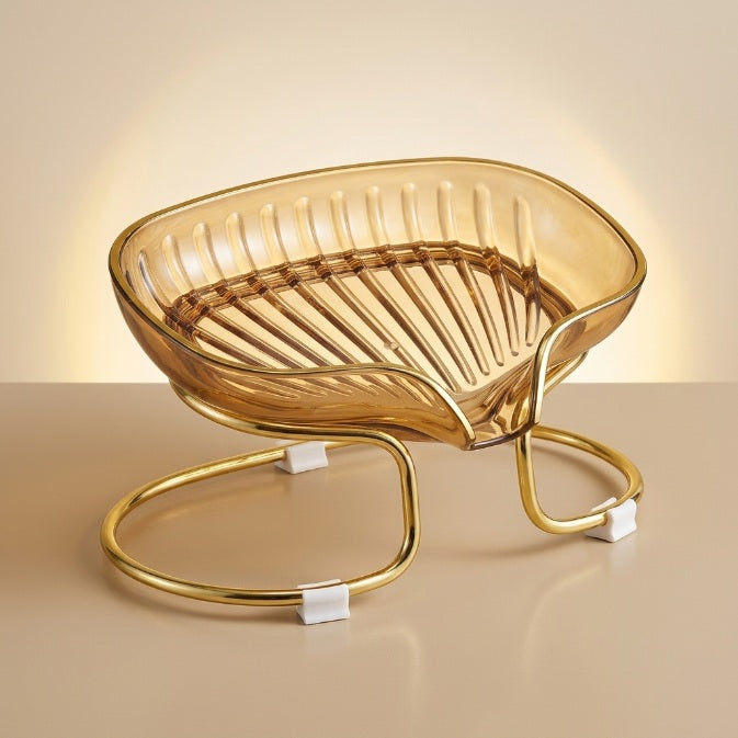 Drain Soap Dish Holder | Bathroom Shower Soap Box with Drain Tray