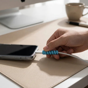 Flexible Cable Protector Spiral | Charger Wire Saver (Assorted Colors)