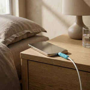 Flexible Cable Protector Spiral | Charger Wire Saver (Assorted Colors)