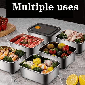 Premium Airtight Stainless Steel Vacuum Lunch Box | Keeps Food Fresh & Hot for Hours