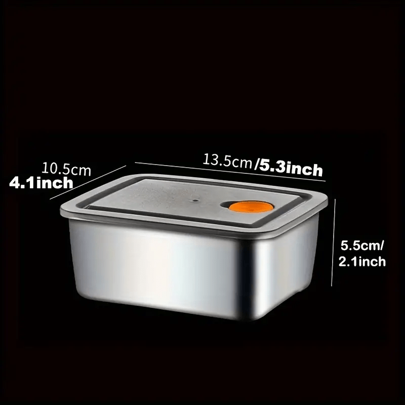 Premium Airtight Stainless Steel Vacuum Lunch Box | Keeps Food Fresh & Hot for Hours