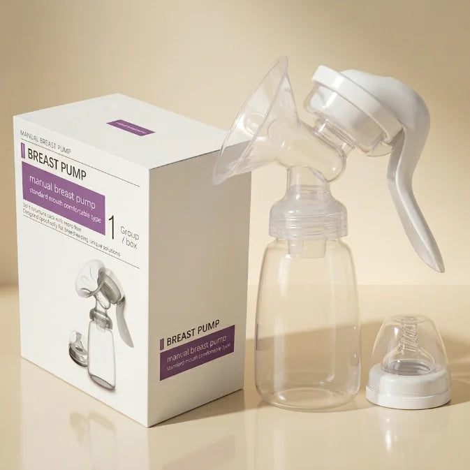 BPA-Free Manual Breast Pump | Safe Breastfeeding Pump