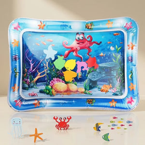 Inflatable Baby Water Play Mat | Sensory Development Tummy Time Mat