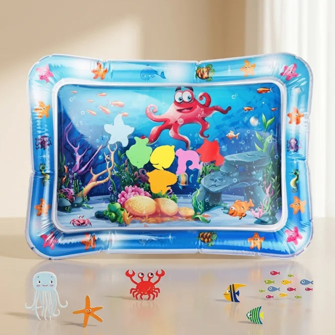 Inflatable Baby Water Play Mat | Sensory Development Tummy Time Mat