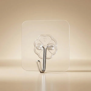 Self Adhesive Wall Hooks | Strong Traceless Multi-Purpose Hooks | Pack of 10