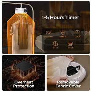 Portable Laundry Drying Wardrobe for Home