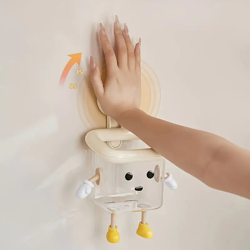 Multi-Purpose Wall-Mounted Bathroom Storage Organizer