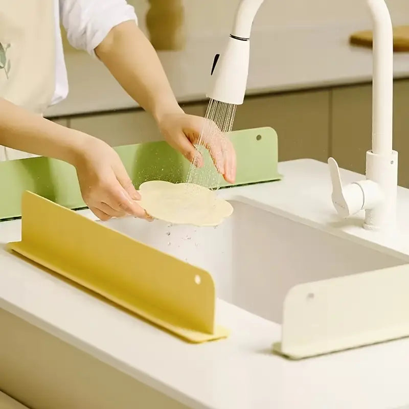 Sink Splash Guard, Sink Splash Guard in Kitchen, Silicone Sink Edge Protector Splash Guards
