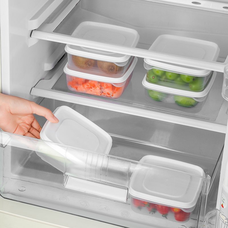 Multipurpose Frozen Food Storage Box | Stackable Freezer & Refrigerator Organizer