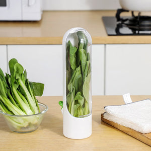 Fresh Herb Keeper & Vegetable Storage Container | Prolongs Freshness Up to 3x