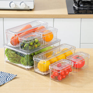 Fresh Keeper Refrigerator Storage Box for Fruits & Vegetables