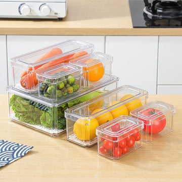 Fresh Keeper Refrigerator Storage Box for Fruits & Vegetables