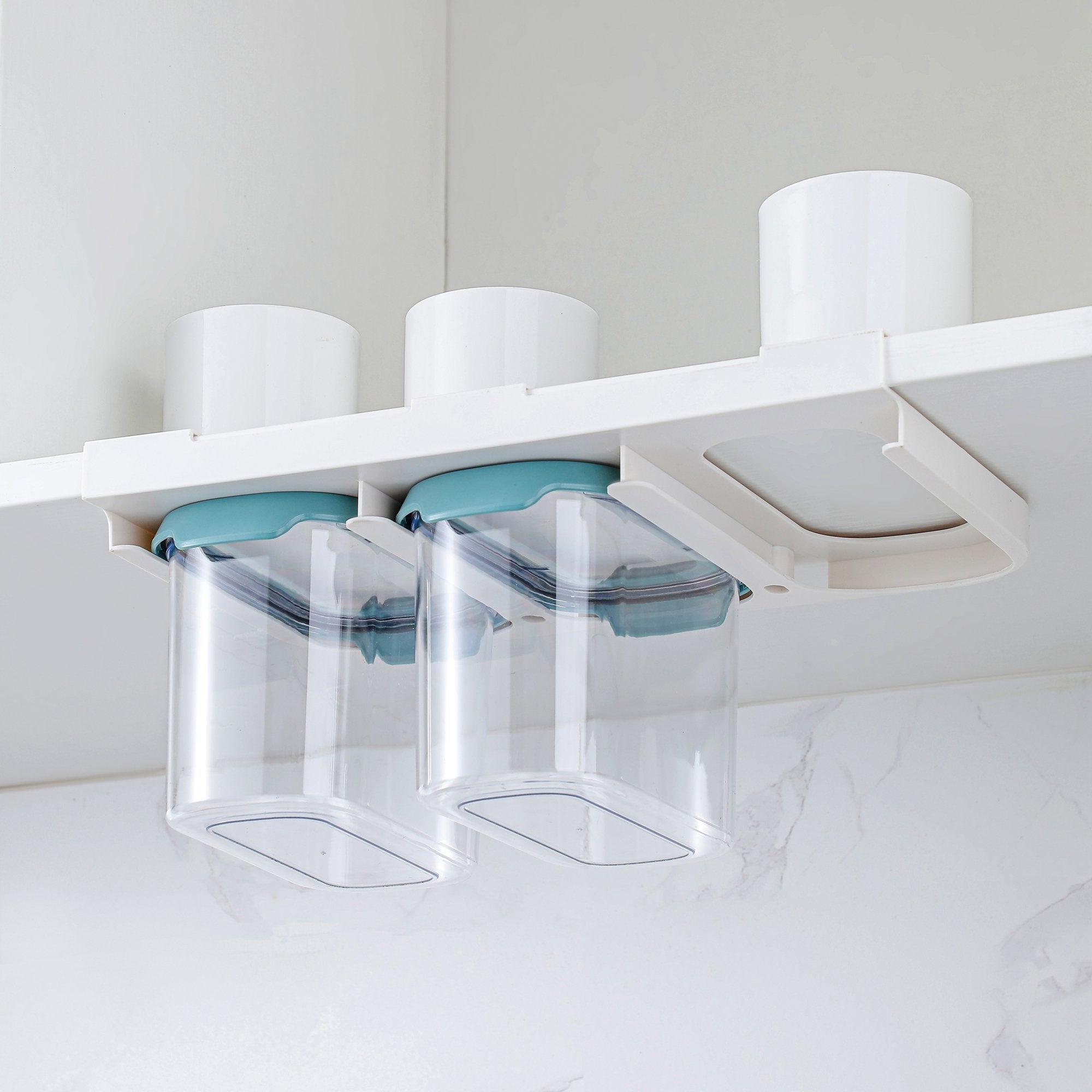 Space-Saving Under-Shelf Storage Containers | Maximize Kitchen Storage Instantly