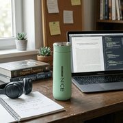400ML Nice Vacuum Insulated Water Bottle | Leakproof Portable Flask for Tea, Coffee & Water