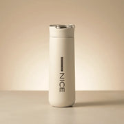400ML Nice Vacuum Insulated Water Bottle | Leakproof Portable Flask for Tea, Coffee & Water