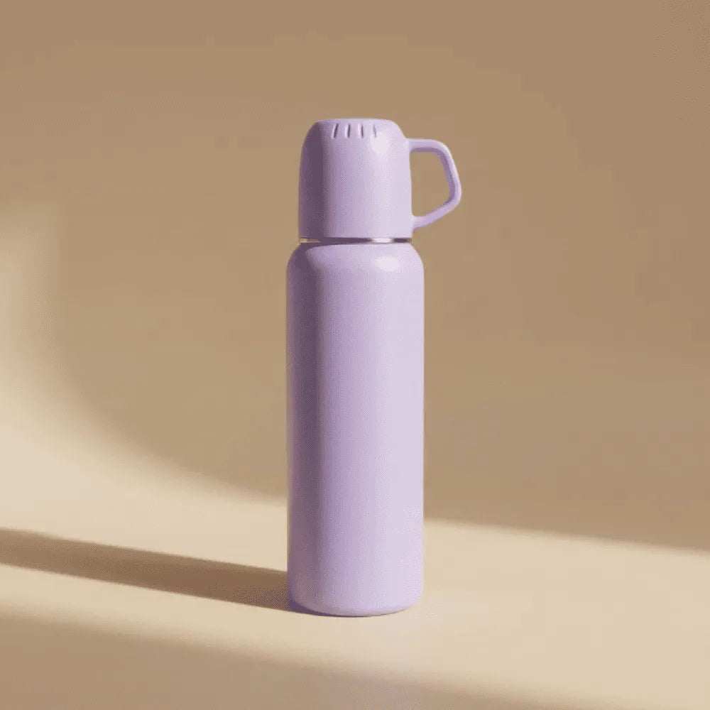 450ml Stainless Steel Vacuum Flask Bottle | Hot & Cold Insulated Water Bottle