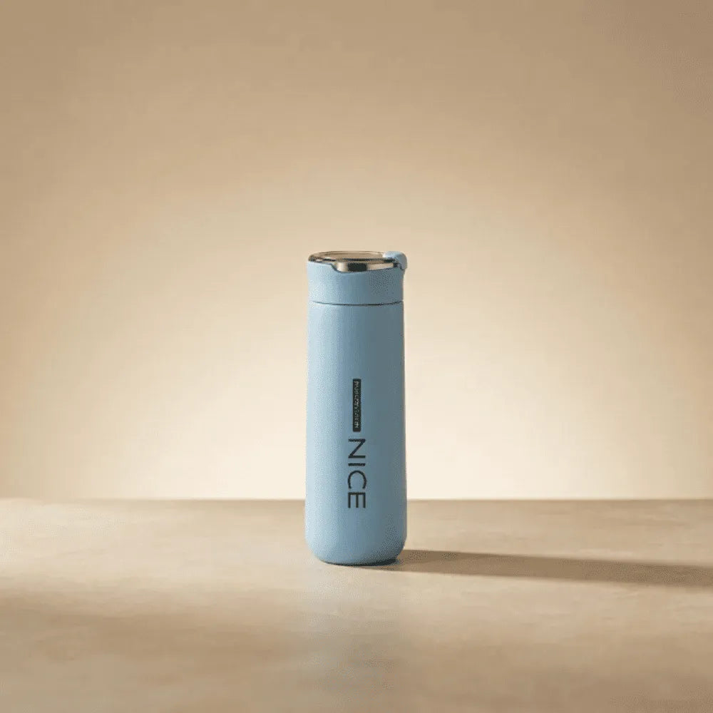 400ML Nice Vacuum Insulated Water Bottle | Leakproof Portable Flask for Tea, Coffee & Water