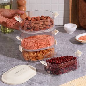 Multilayer Vacuum Seasoning Storage Box | Stackable & Airtight Spice Organizer