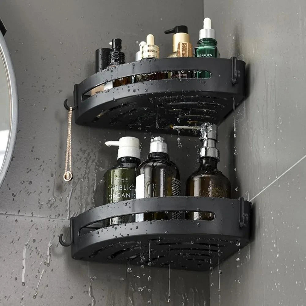 Housious No-Drill Bathroom Shower Caddy Shelf – Wall Mounted Shampoo, Soap, Towel & Storage Organizer for Bathroom & Kitchen