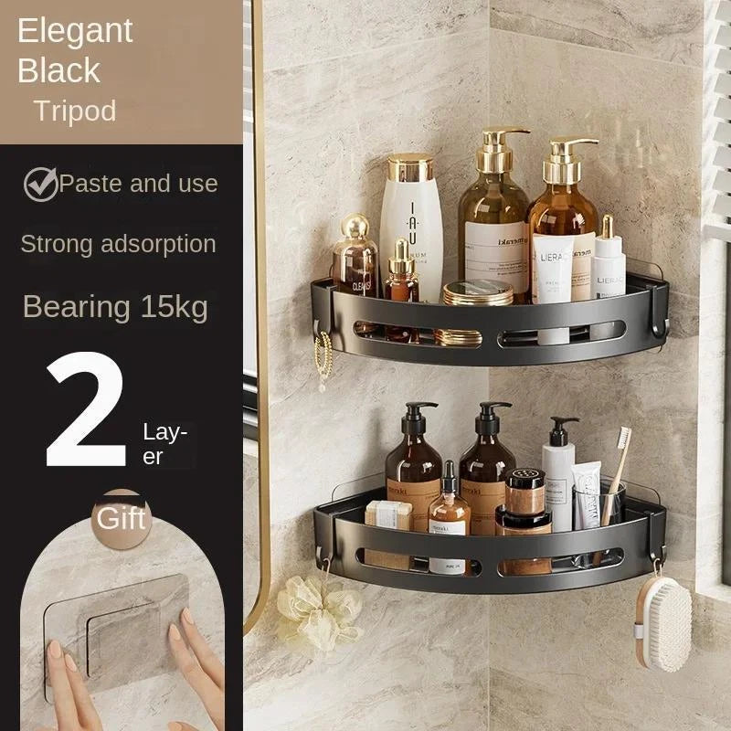 Housious No-Drill Bathroom Shower Caddy Shelf – Wall Mounted Shampoo, Soap, Towel & Storage Organizer for Bathroom & Kitchen