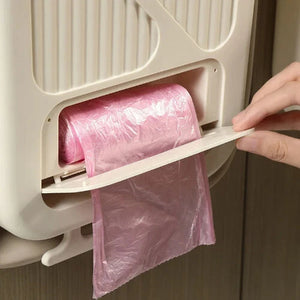 Foldable Hanging Trash Bin for Kitchen Cabinets.