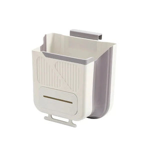 Foldable Hanging Trash Bin for Kitchen Cabinets.