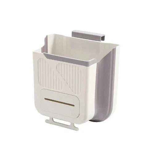 Foldable Hanging Trash Bin for Kitchen Cabinets.